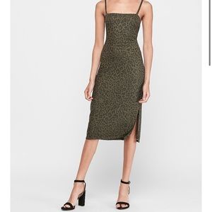 NWT express leopard dress